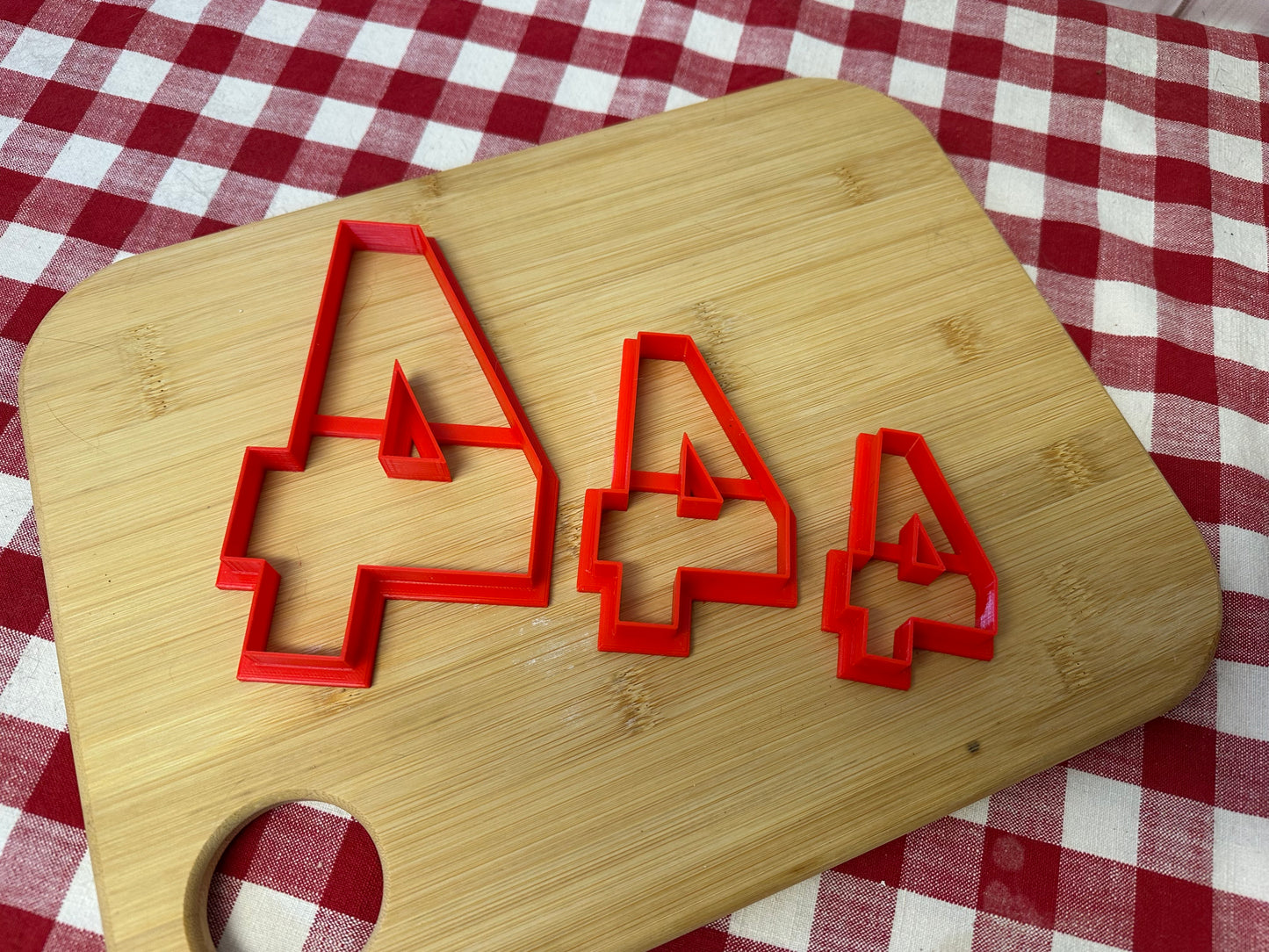 Numbers Design Clay Cutter - Plastic 3D printed, Pottery Tool, multiple sizes, each or set, House numbers