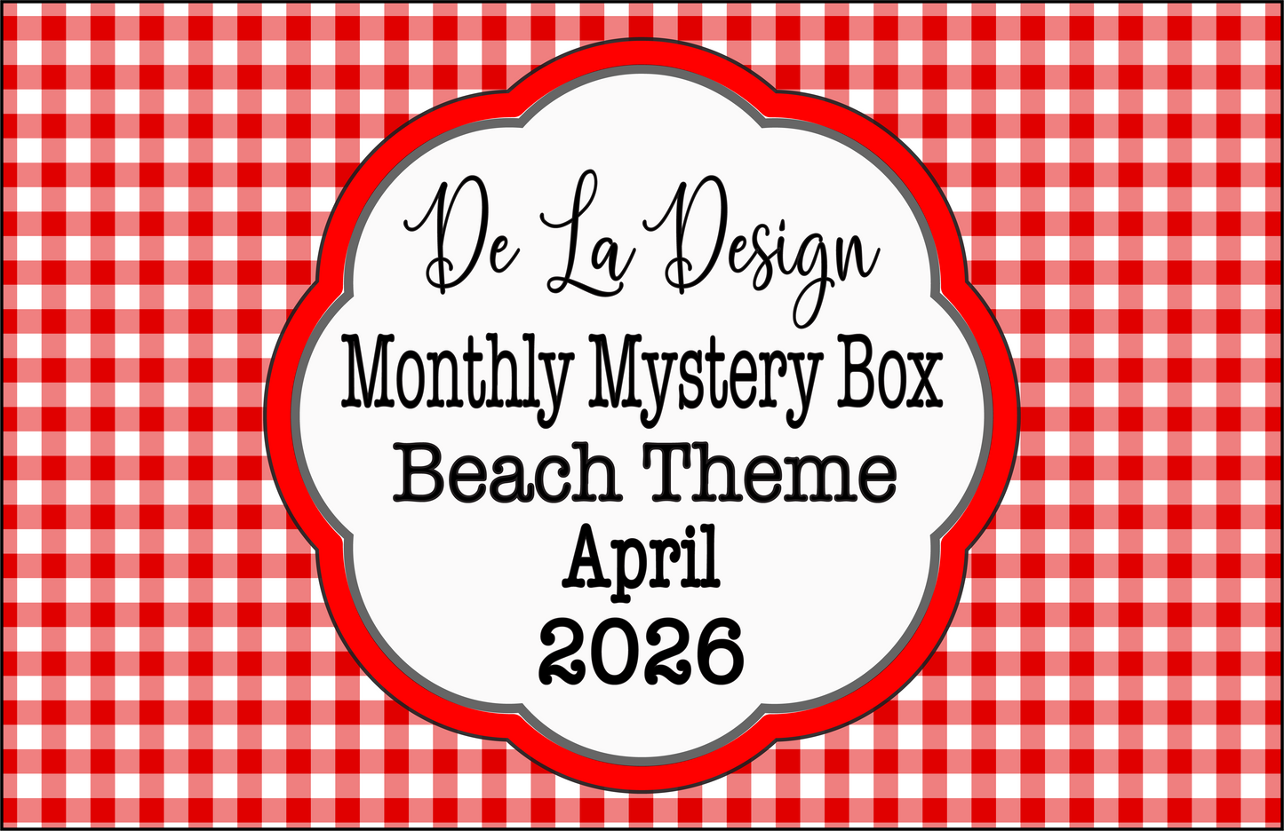 Monthly Mystery Box - April 2026 - Beach themed
