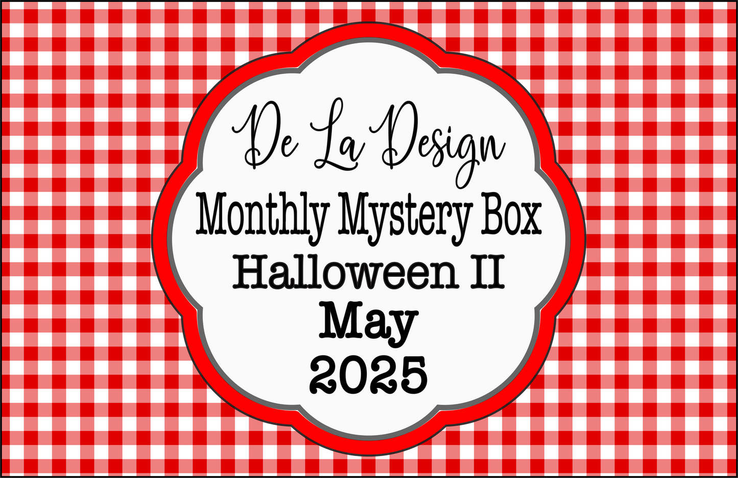 Monthly Mystery Box - May 2025 - Halloween II themed