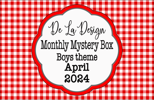 Monthly Mystery Box - April 2024 - Boys themed