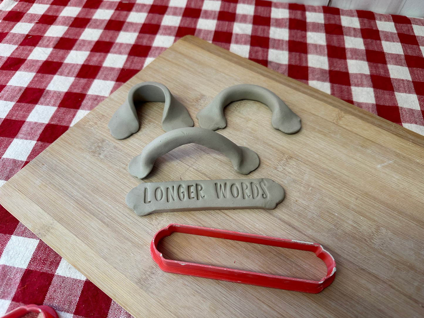 NEW Plaque Cutter longer Designs, handle template - Plastic 3D Printed, set or each