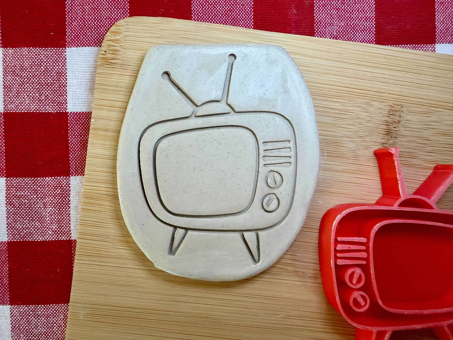 Retro Television Pottery Stamp - June 2026 - Mid Century Modern Themed Mystery Box, multiple sizes available