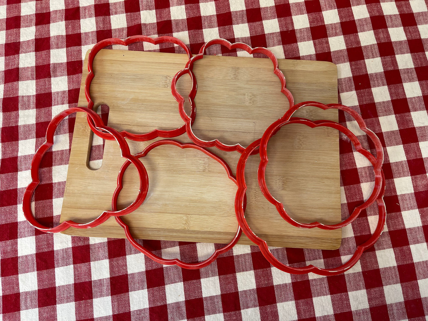 NEW Loose Scallop Edge, Clay Cutters for GR Pottery Forms "Wallies", set or individually