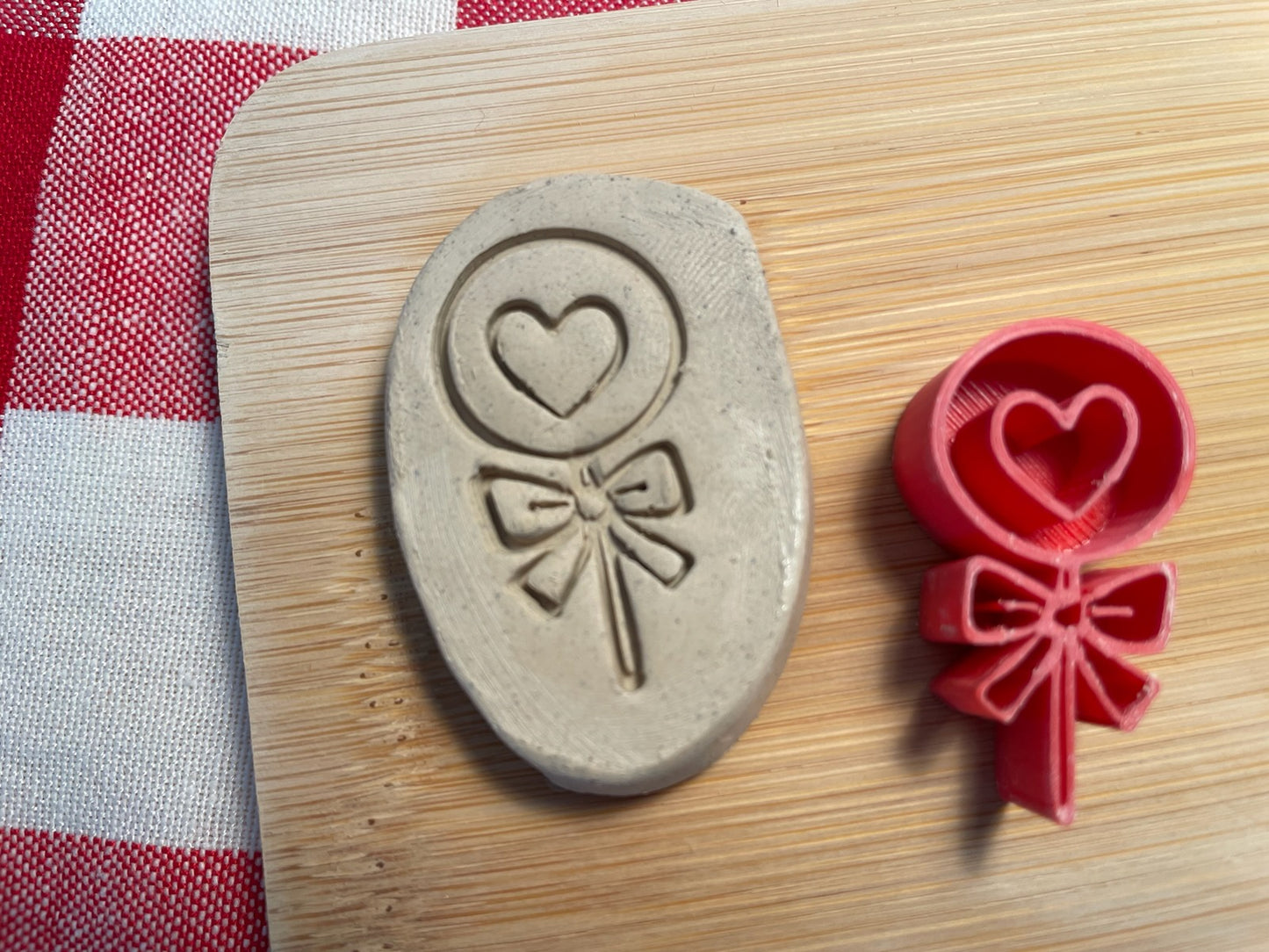 Cake Pop Pottery Stamp, From the February 2024 mystery box -  plastic 3D printed, multiple sizes available