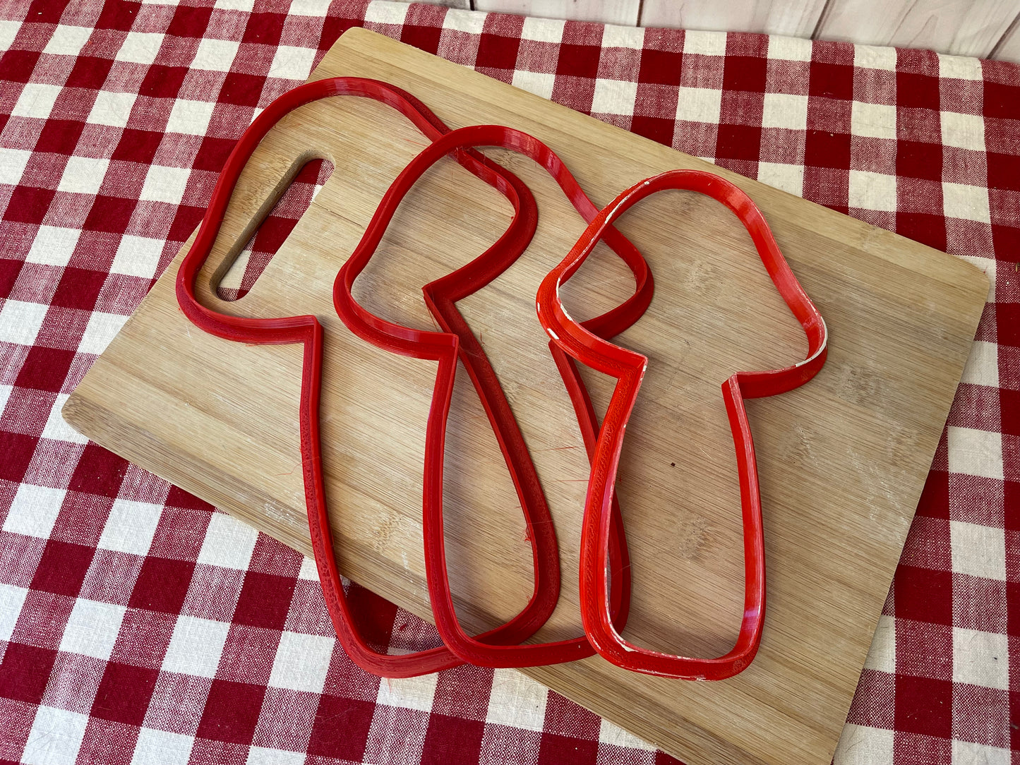 Mushroom shaped, spoon rest cutter - Plastic 3D printed, pottery tool, choose size