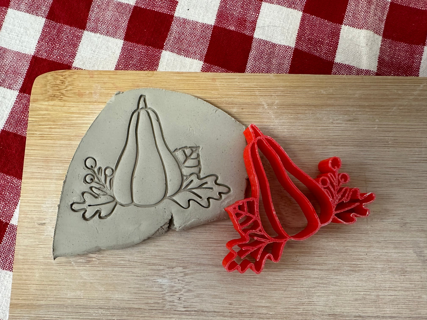 Thanksgiving Stamp Series - Gourd stamp, plastic 3D printed, multiple sizes