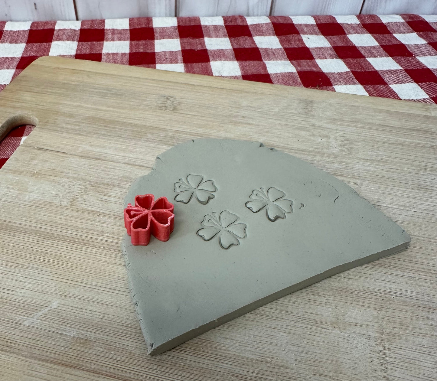 Hibiscus Mini Pottery Stamp - NCECA 2024 Special - Stamp of the Month, multiple sizes