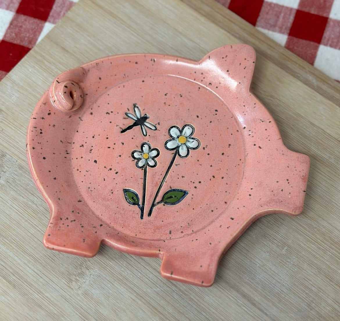 Pig, Piggy shaped Clay Cutter - Plastic 3D printed, pottery tool, choose size