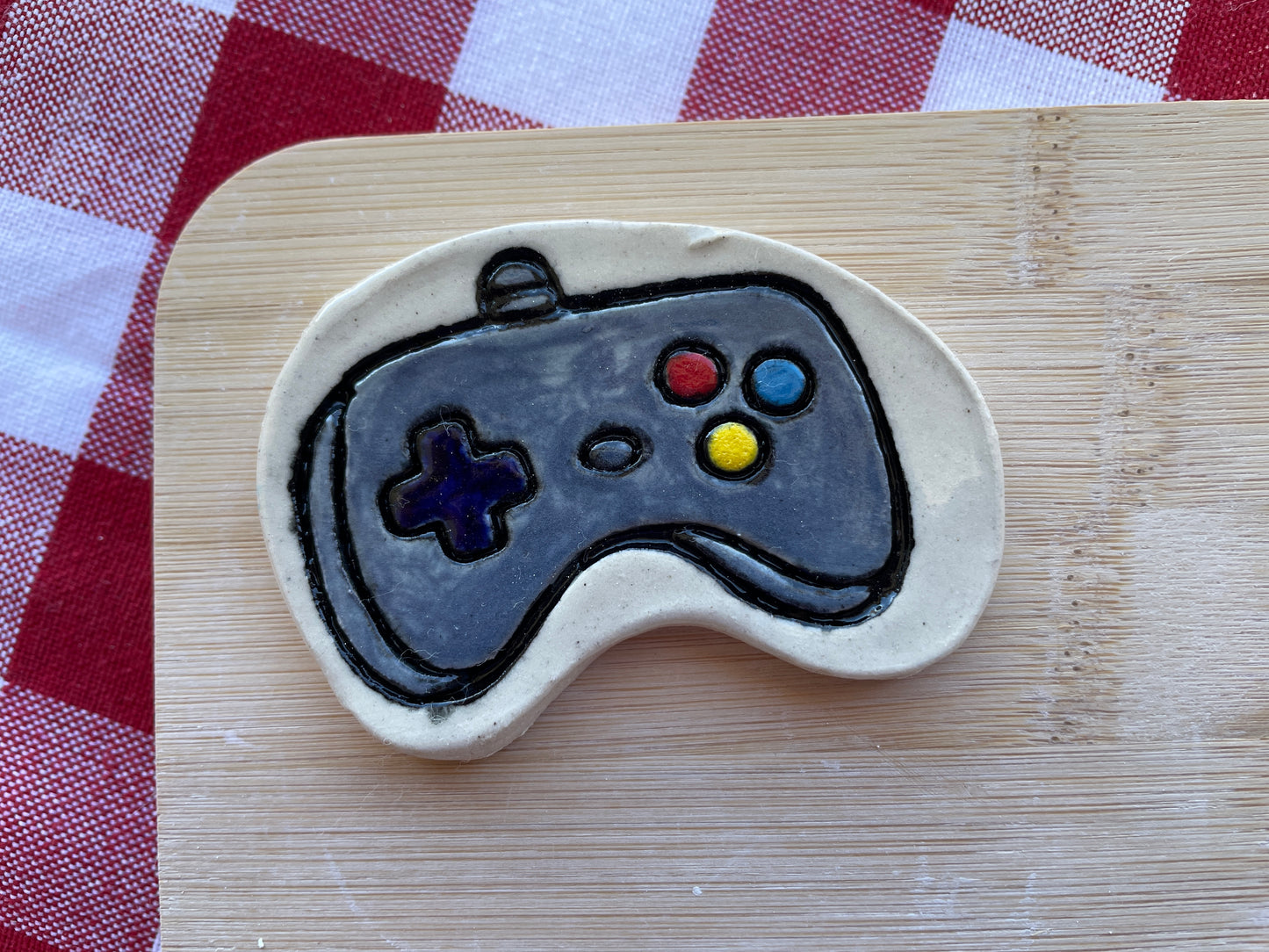 Video Game Controller Pottery Stamp - Teenagers themed January 2025 Mystery Box, multiple sizes available