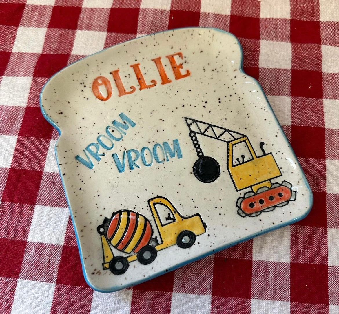 Concrete mixing truck pottery stamp, from the April 2024 Boys themed mystery box - multiple sizes available, 3D printed