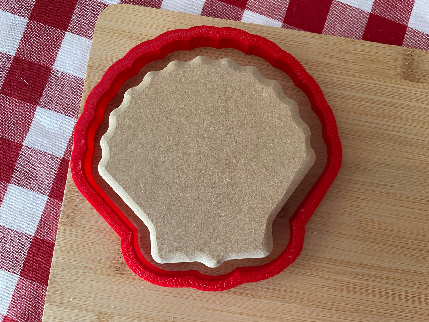 Seashell, Clay Cutter - New design to match GR Pottery Wallie, Plastic 3D printed, pottery tool, choose size