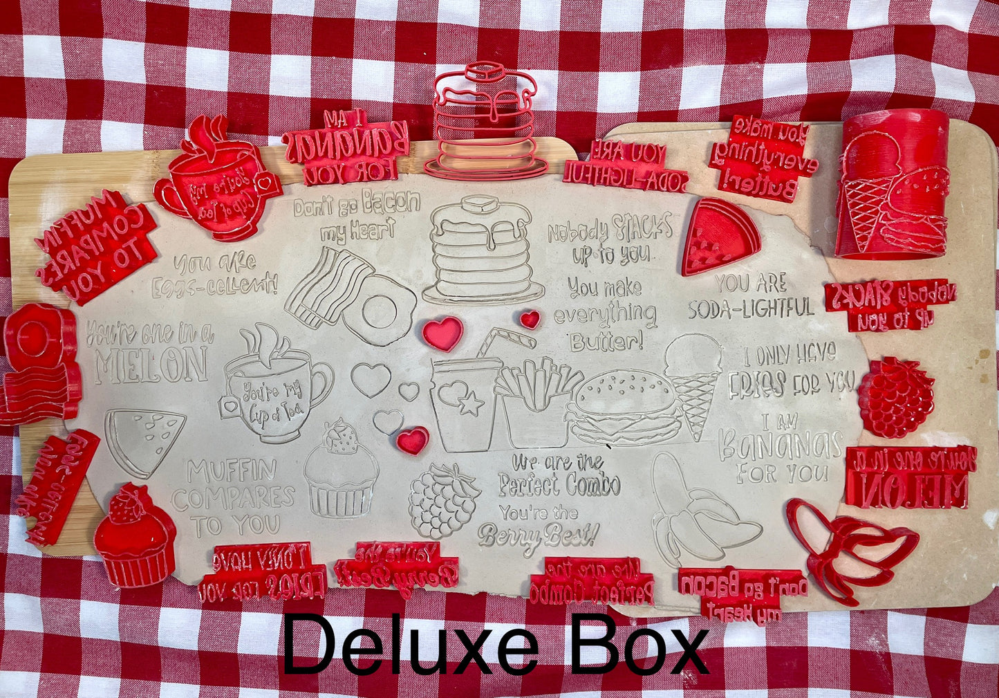 Monthly Mystery Box - December 2024 - Valentines - Punny Food themed