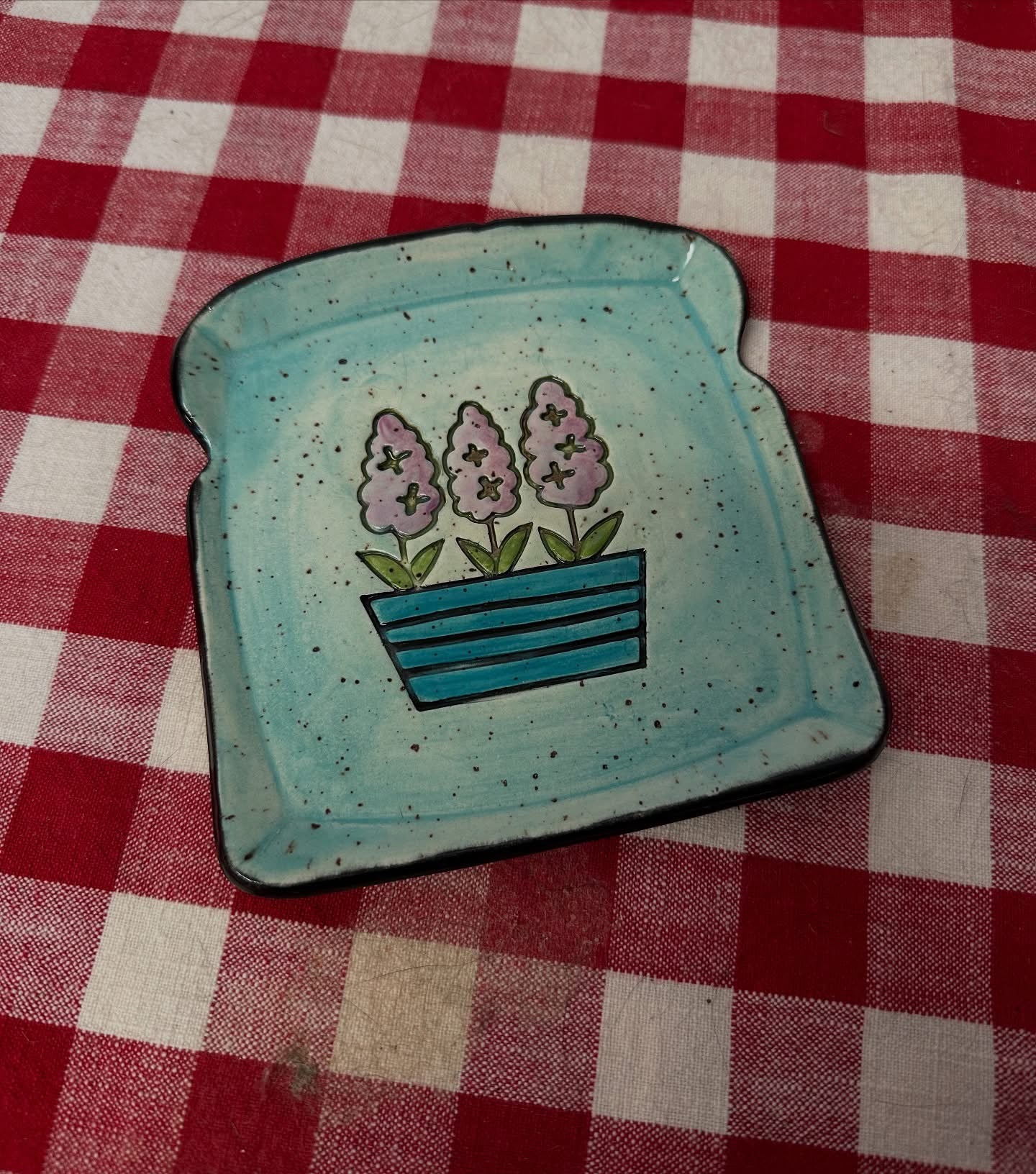 Hyacinth Pottery Stamp - Spring themed February 2025 Mystery Box, multiple sizes available