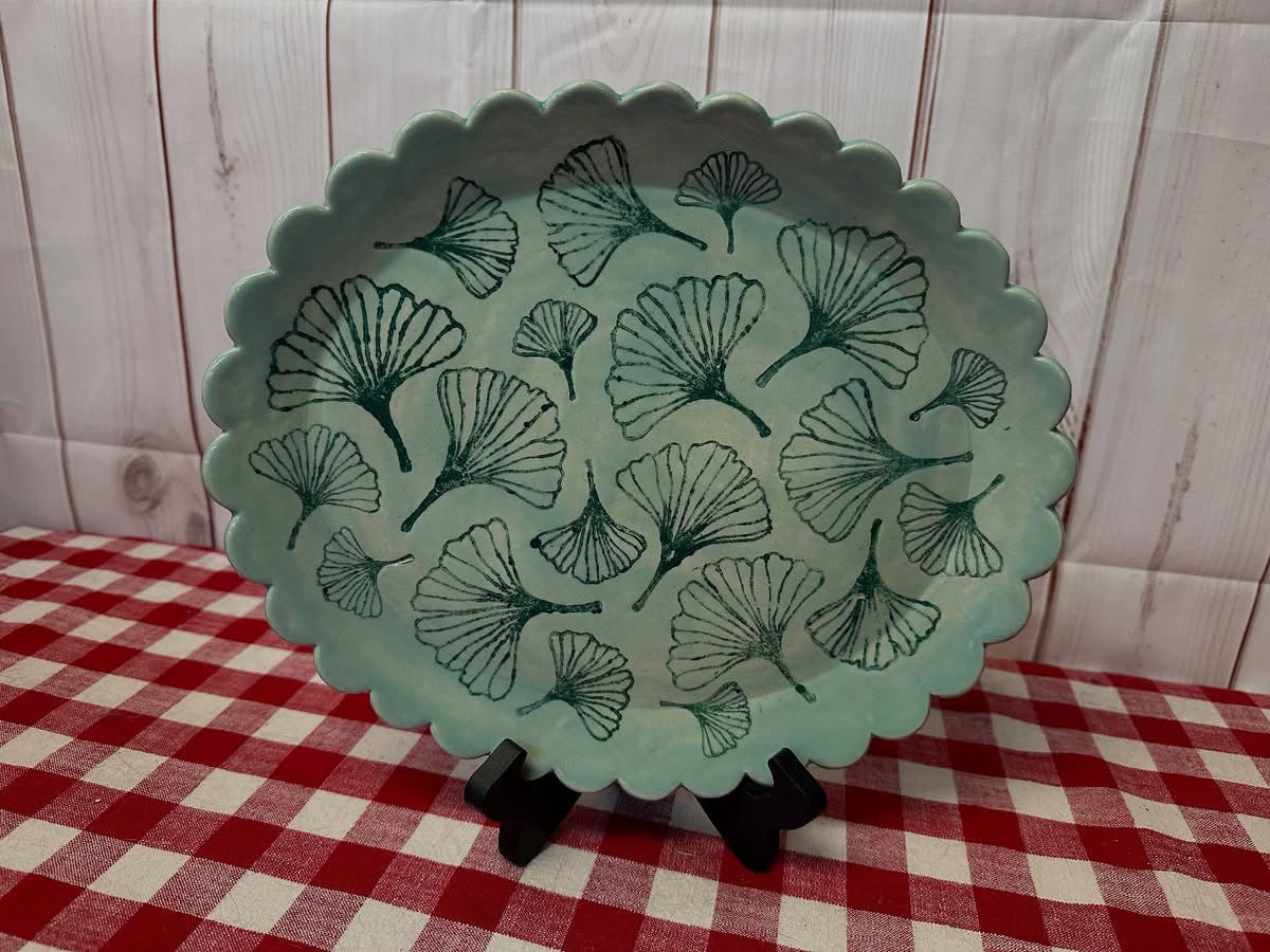 Ginkgo leaf Stamp, 2 designs - plastic 3D printed, sold as set or each