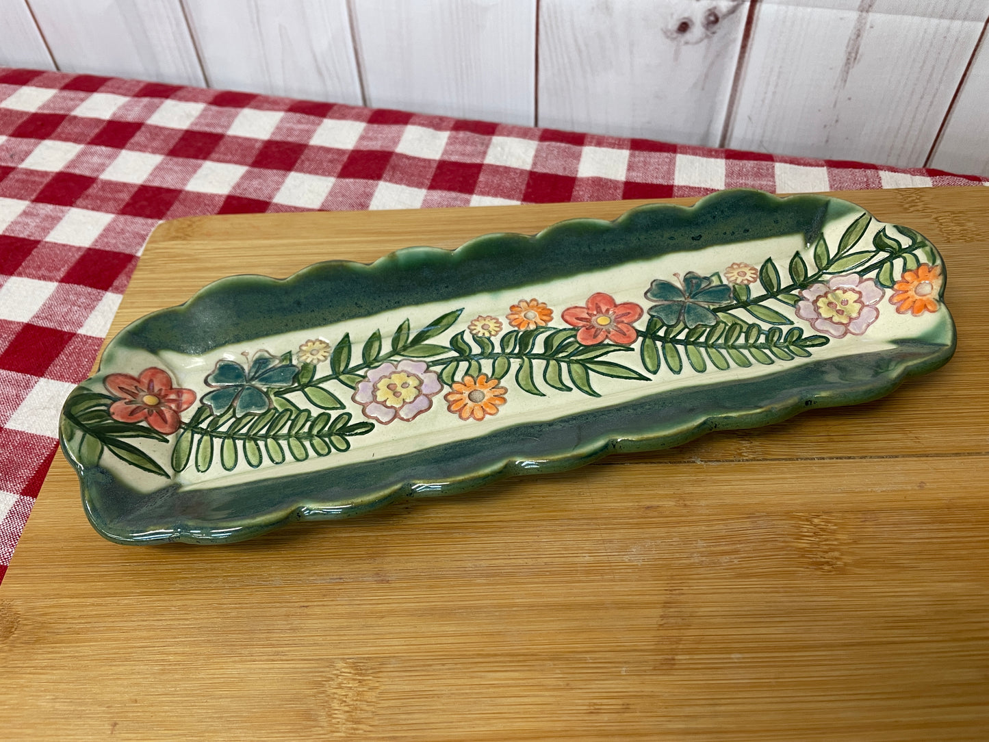 Jungle Vine Leaves and Flowers Texture Roller - from the October 2024 Jungle and Safari theme mystery box, repeating pattern