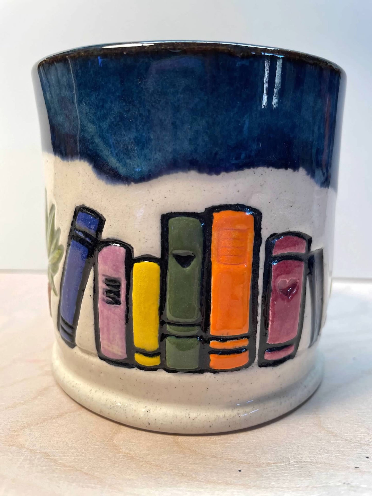 Books & Cats Pottery Roller - Border Stamp, Repeating pattern, plastic 3D printed