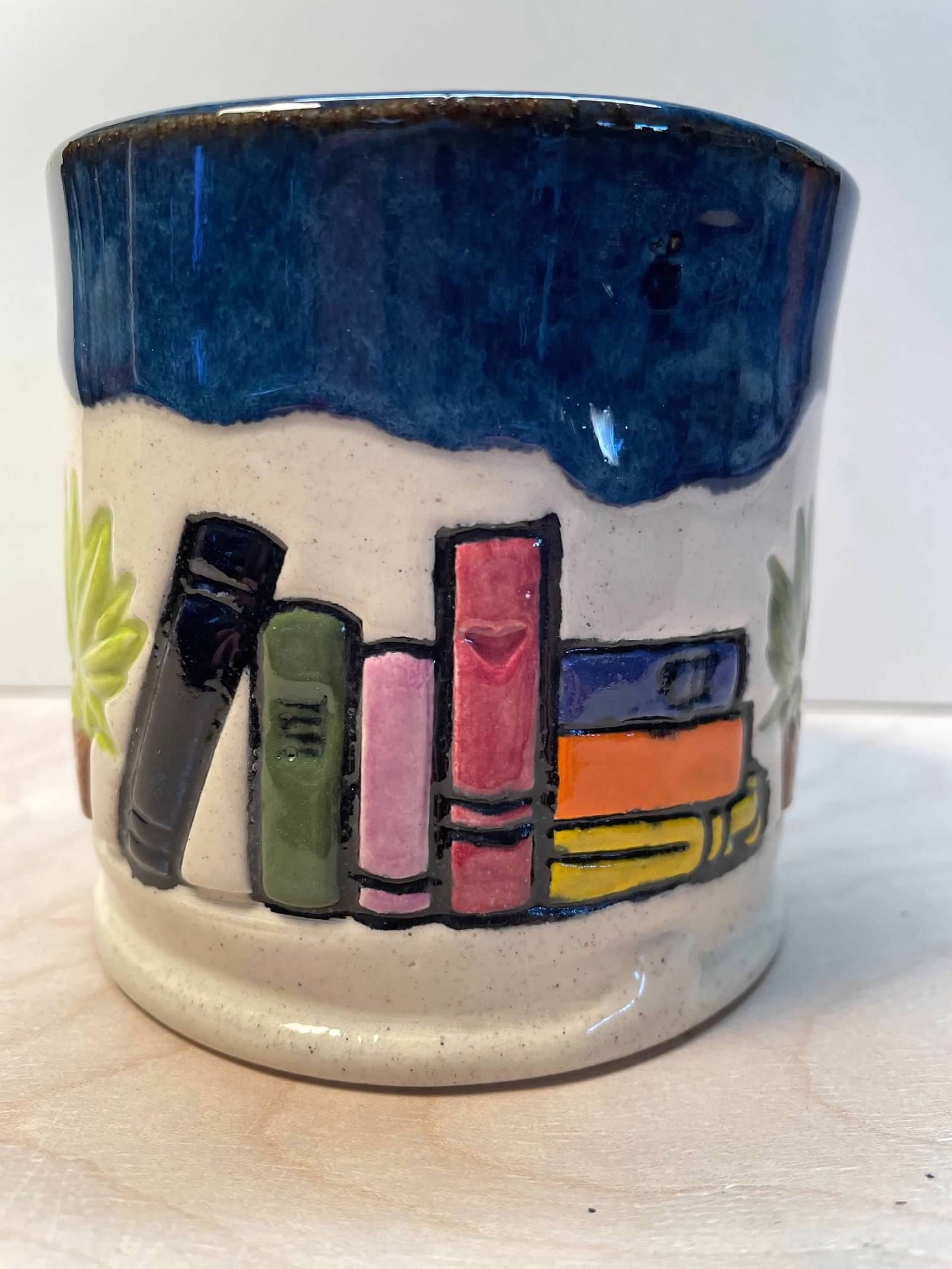 Books & Cats Pottery Roller - Border Stamp, Repeating pattern, plastic 3D printed