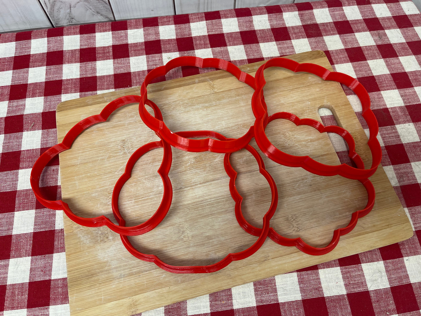 NEW Loose Scallop Edge, Clay Cutters for GR Pottery Forms "Wallies", set or individually
