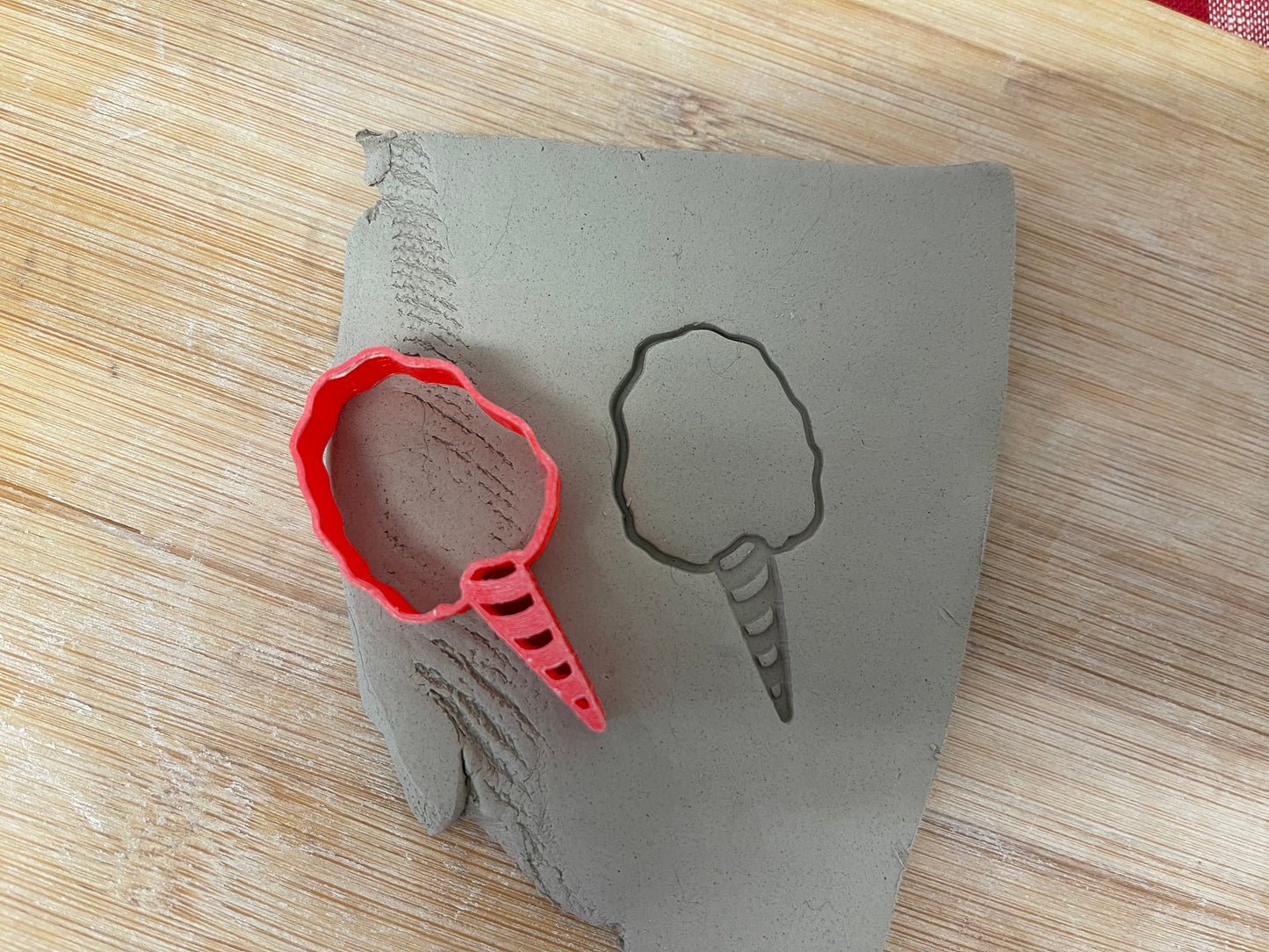 Cotton Candy Pottery Stamp - mini from the March 2023 mystery box, plastic 3D printed, multiple sizes