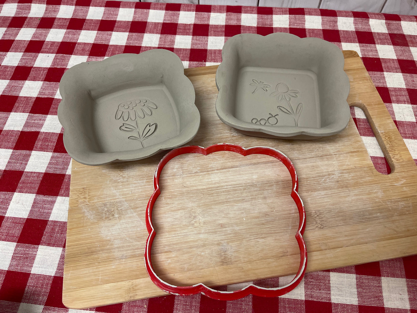 NEW Loose Scallop Edge, Clay Cutters for GR Pottery Forms "Wallies", set or individually
