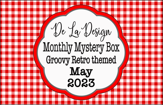 Monthly Mystery Box - May 2023 - Groovy Retro themed