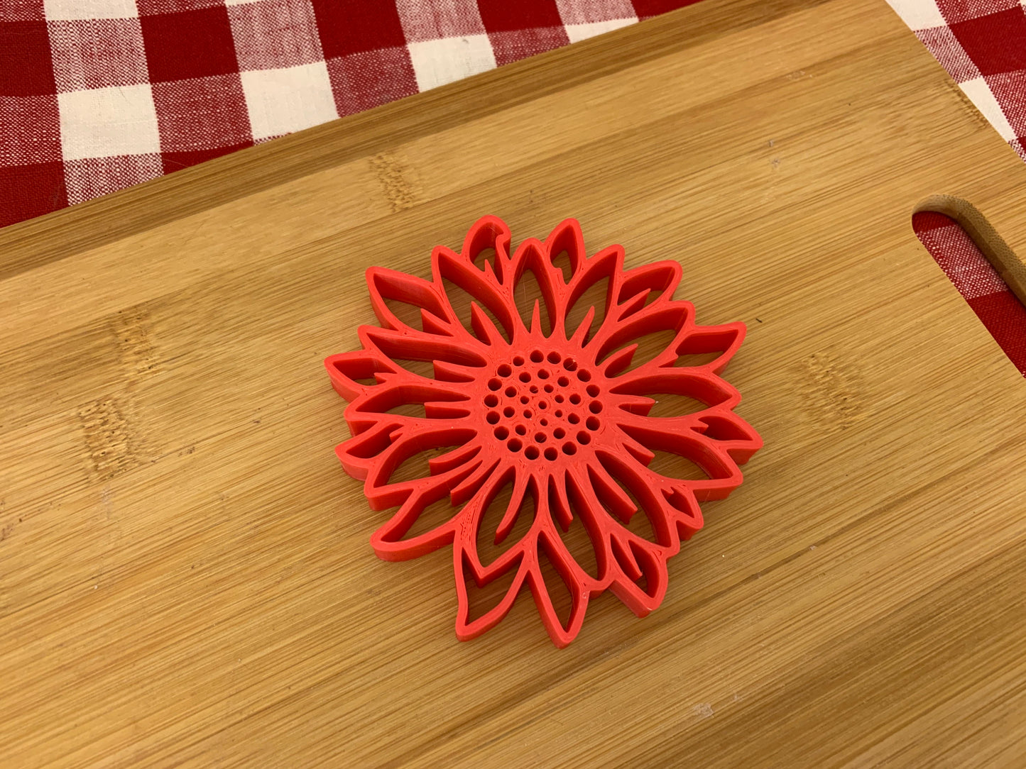 Pottery Stamp, Sunflower design - multiple sizes