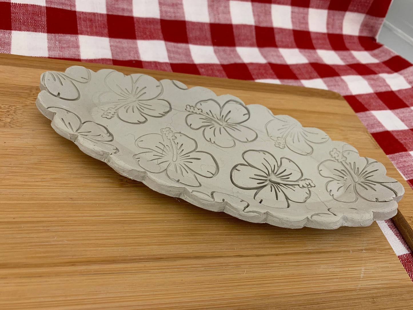 Hibiscus flower stamp - plastic 3D printed, multiple sizes