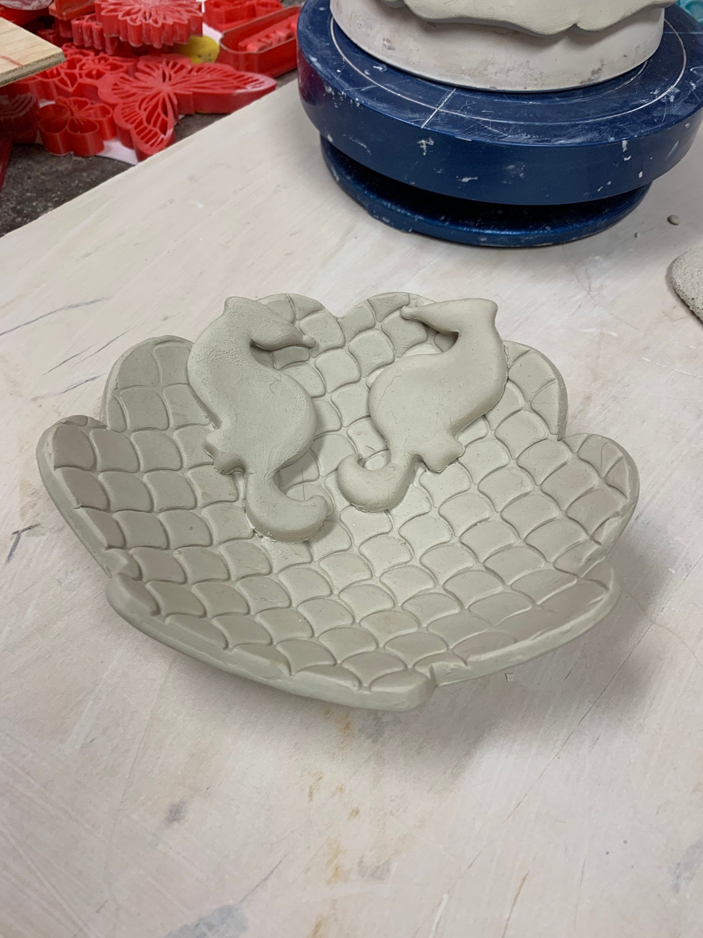 Seashell Design, Clay Cutter - Plastic 3D printed, XL pottery tool, multiple sizes