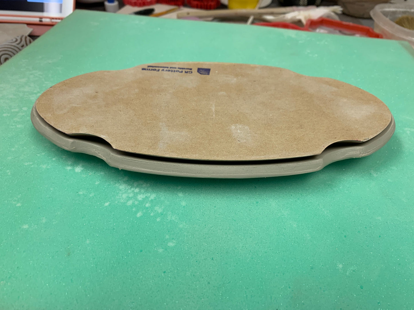 Oval Plaque Clay Cutter - plastic 3D printed, choose size