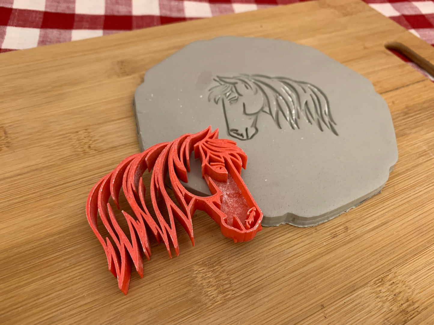 Pottery Stamp, Horse design - multiple sizes
