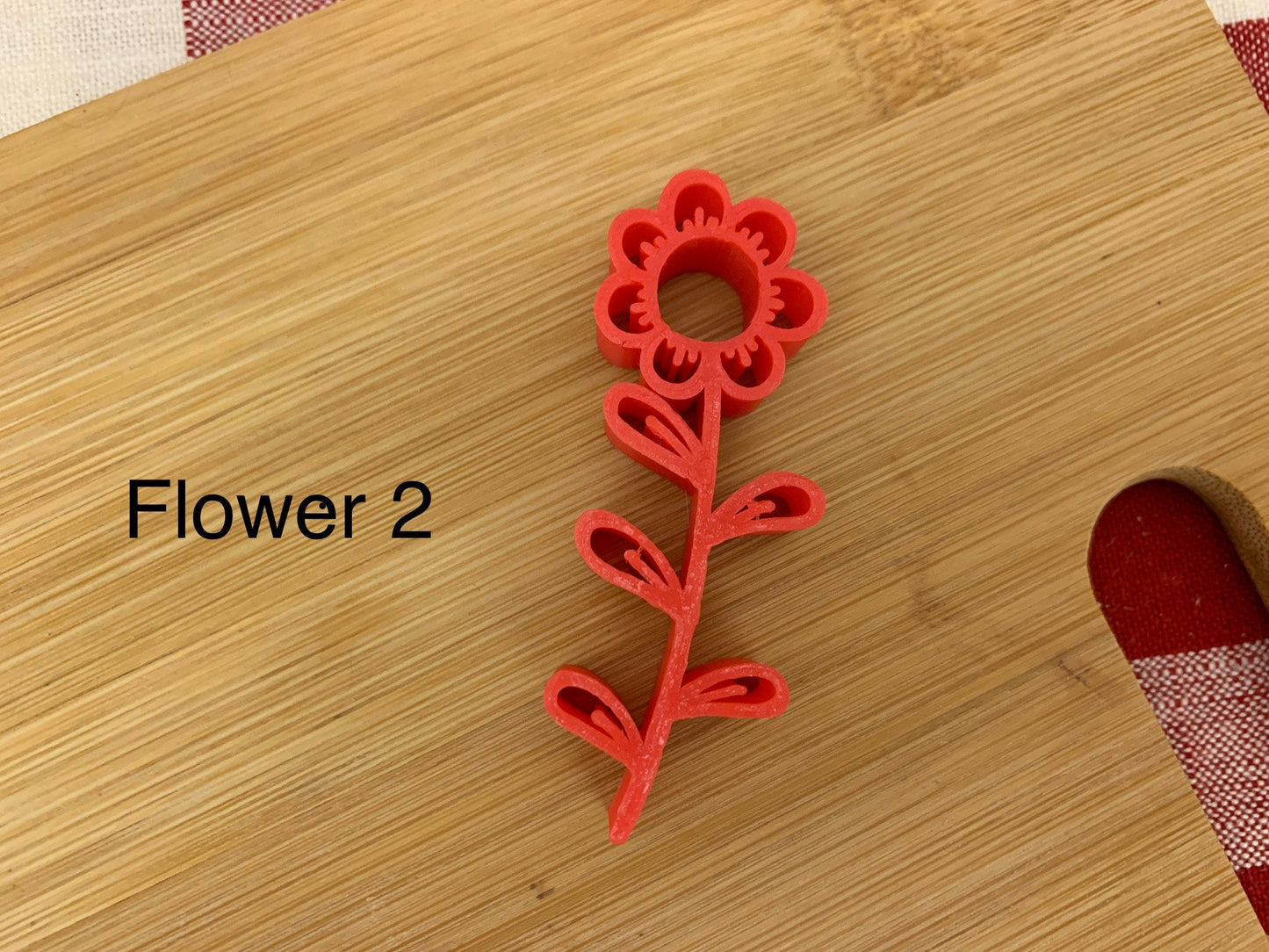 Whimsical Flower Pottery Stamp - Multiple Designs/Sizes or Sets