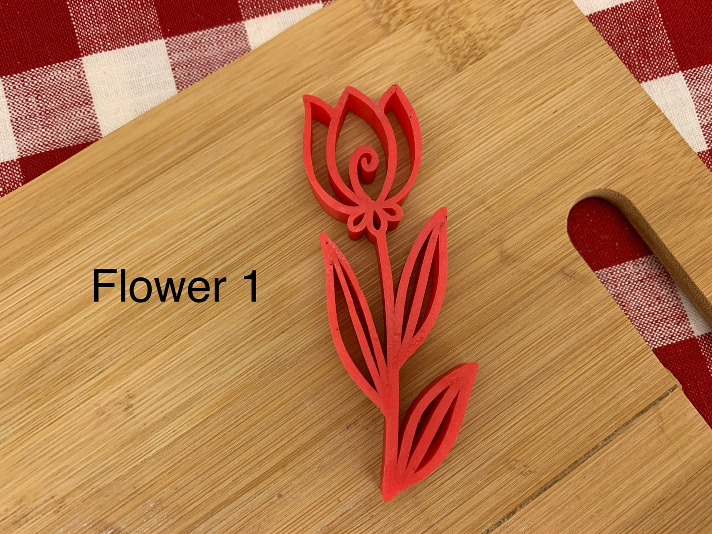 Whimsical Flower Pottery Stamp - Multiple Designs/Sizes or Sets