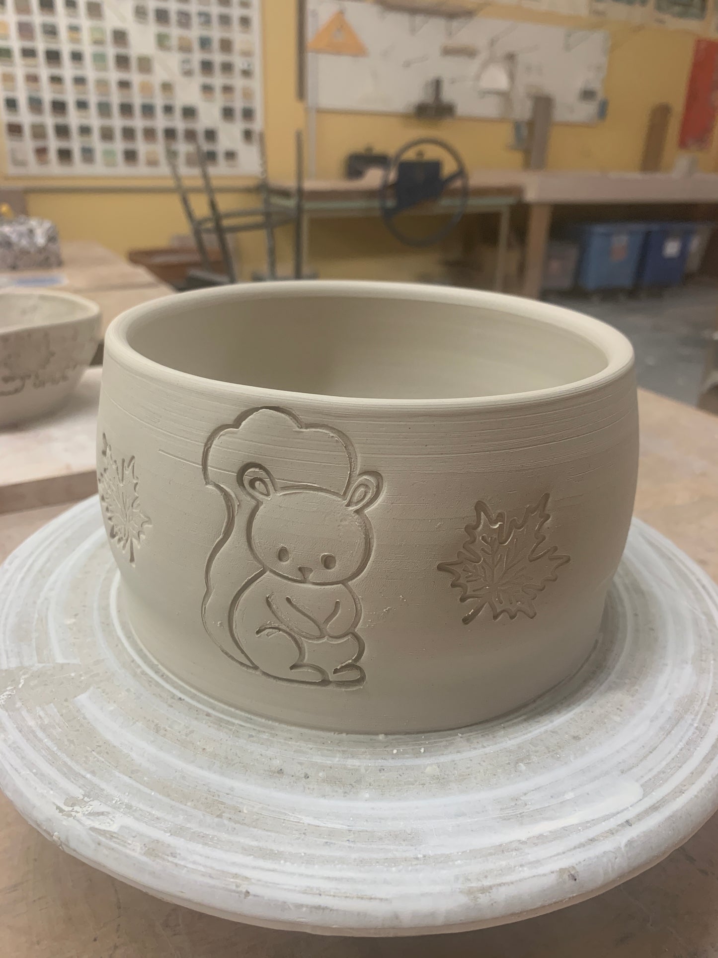 Pottery Stamp, Squirrel design - multiple sizes