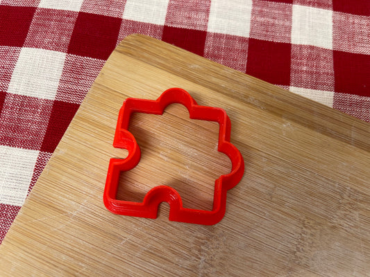 Clay Cutter Nesting Puzzle Piece Design - plastic 3D printed, test tile, pottery tool, as shown in the Speedball booth at NCECA
