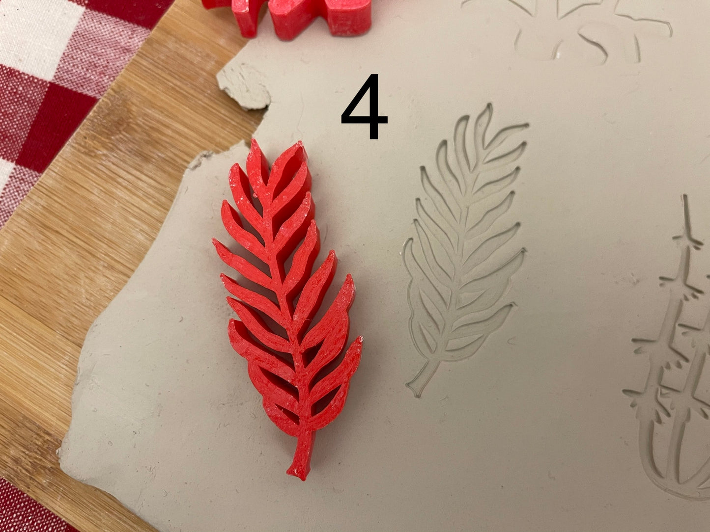 Ocean plant stamp, seaweed, coral design - plastic 3D printed, Each or Set, multiple sizes