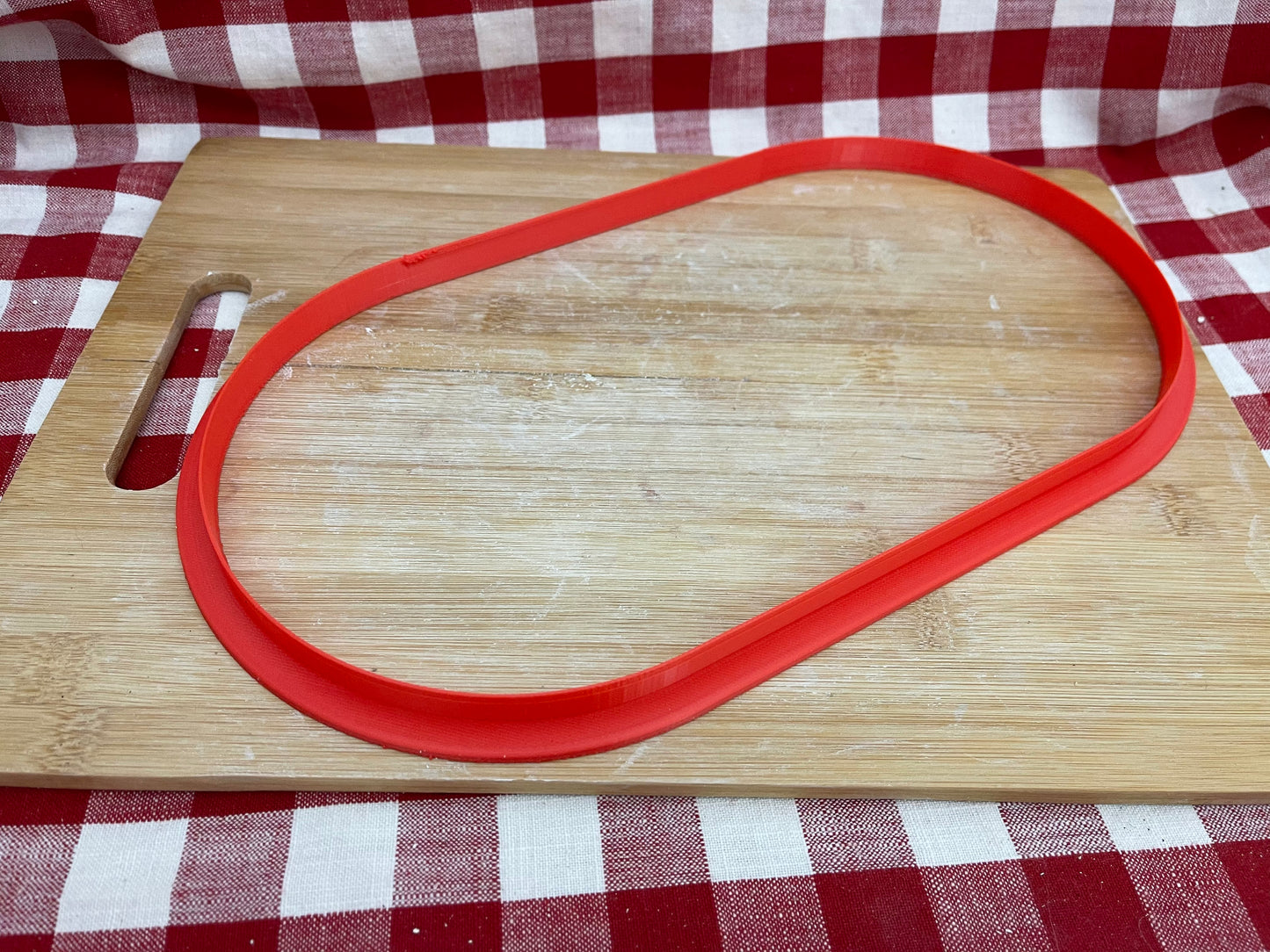 Plain Edge Rounded Rectangle, Clay Cutter - Fit GR Pottery forms, OG and Wallies, Plastic 3D printed, XL pottery tool, multiple sizes