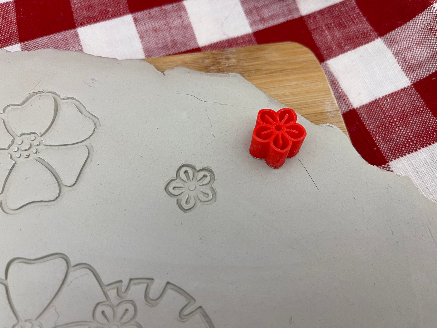 Tropical flower bunch stamp - plastic 3D printed, multiple designs/sizes, Each or sets available