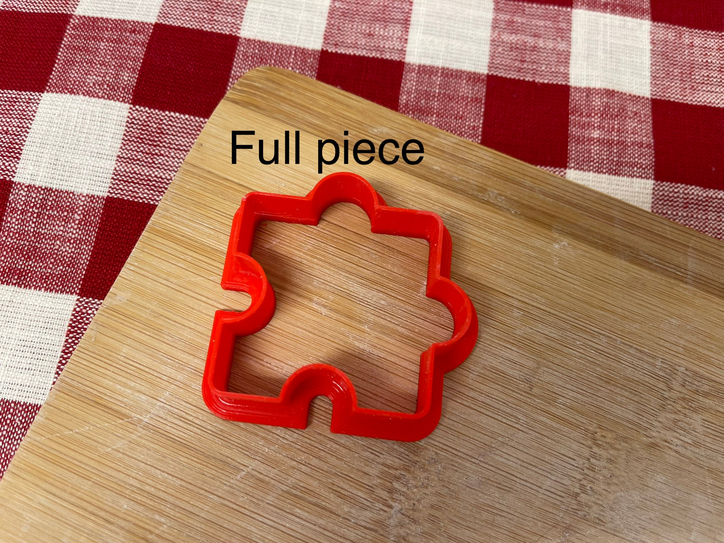 Clay Cutter Nesting Puzzle Piece Design - plastic 3D printed, test tile, pottery tool, as shown in the Speedball booth at NCECA