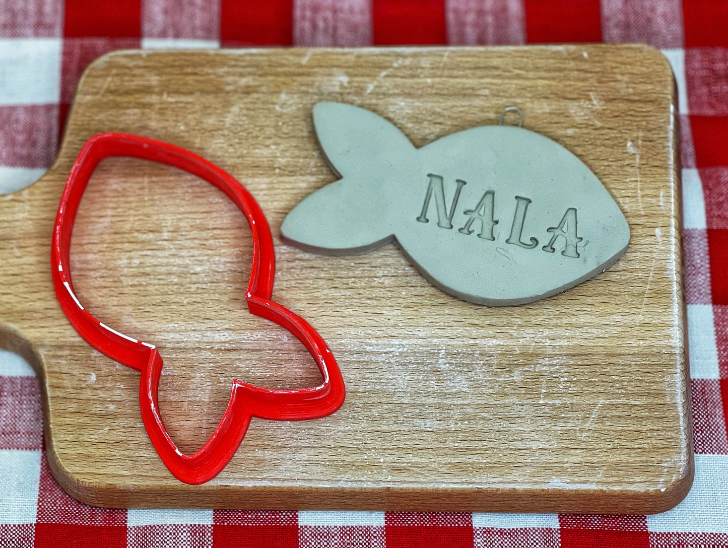 Cat Fish Clay Cutter - Plastic 3D printed, pottery tool, multiple sizes