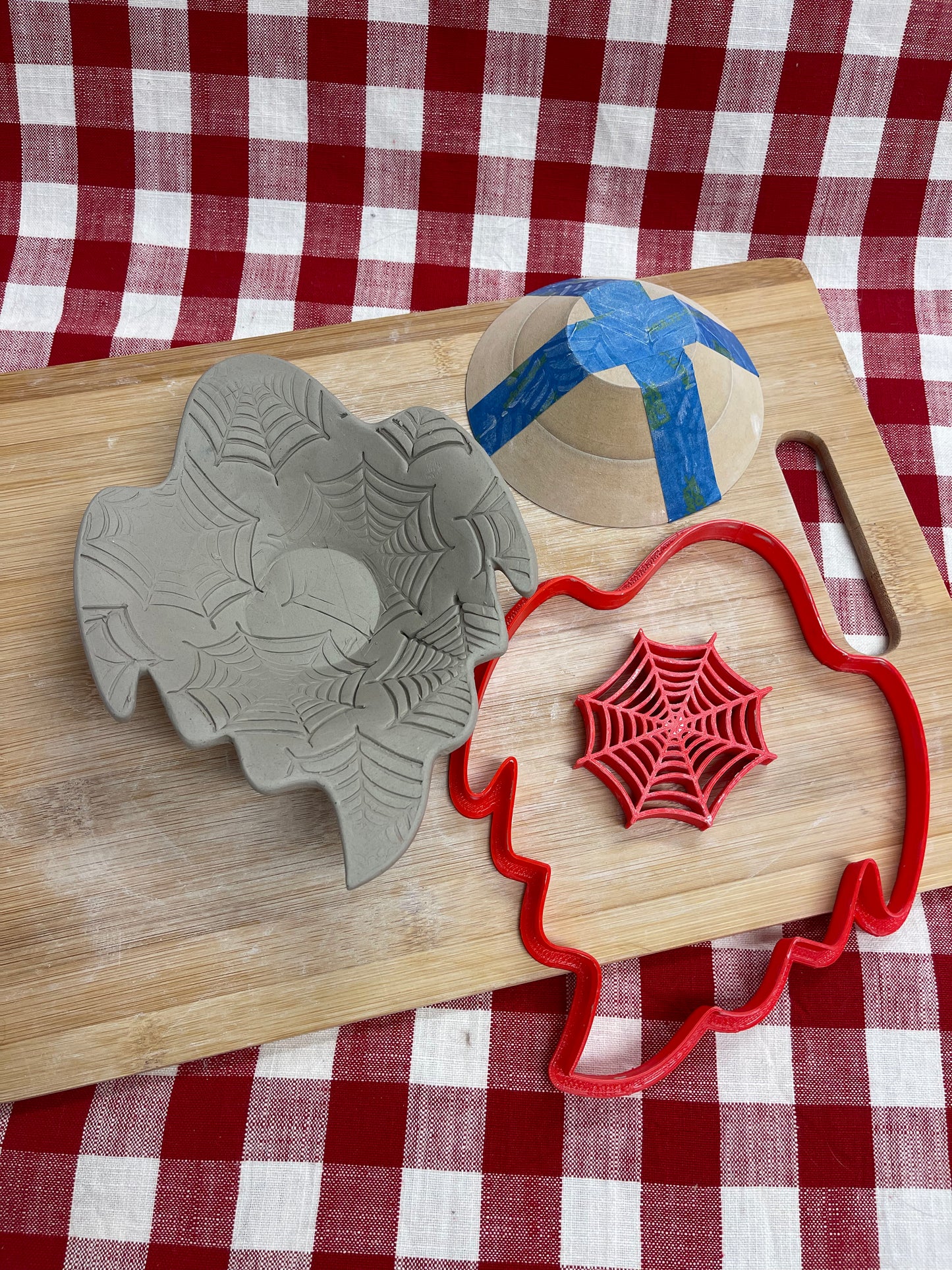 Ghost Design, Clay Cutter, matches GR Pottery form - plastic 3D printed, multiple sizes