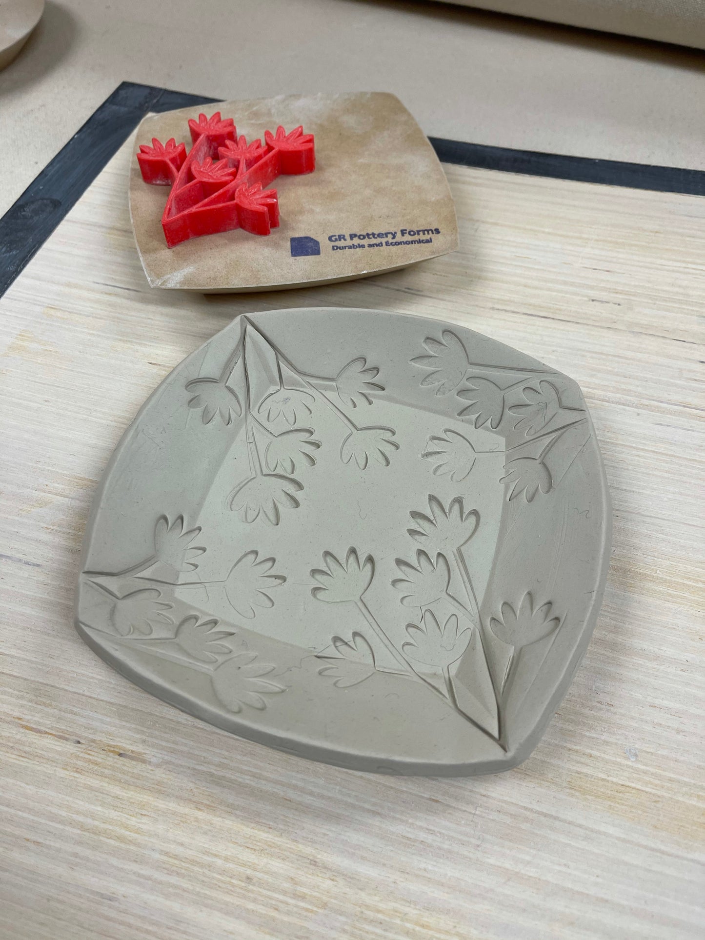 Spring Flower Pottery Stamp, Lot of Flower Designs, Multiple sizes, Each or sets available