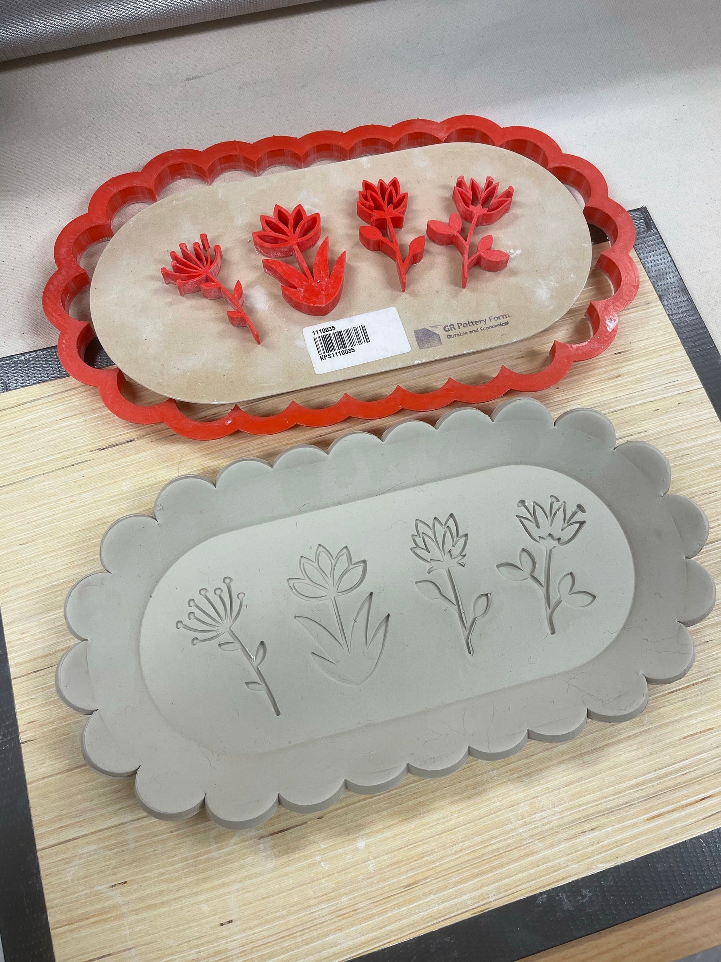 Spring Flower Pottery Stamp, Lot of Flower Designs, Multiple sizes, Each or sets available