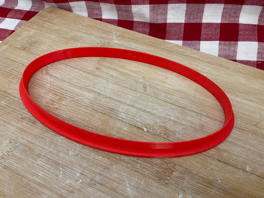 Plain oval, Clay cutter - Plastic 3D printed, XL pottery tool, multiple sizes