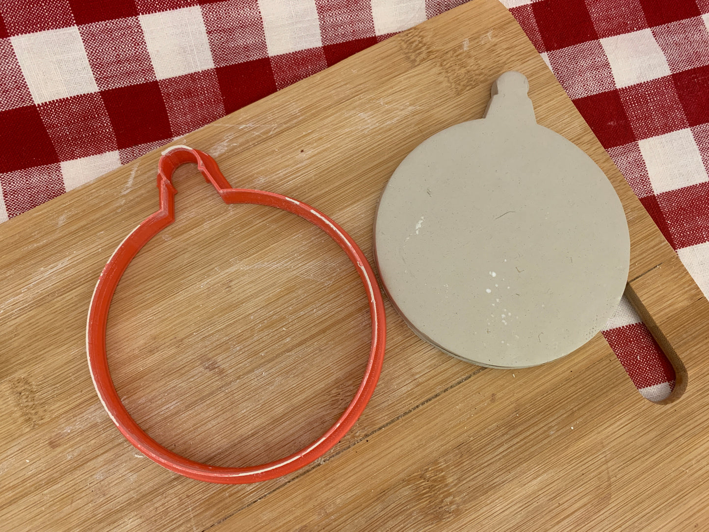 Christmas Ornament Clay Cutter - plastic 3D printed, pottery tool, multiple sizes
