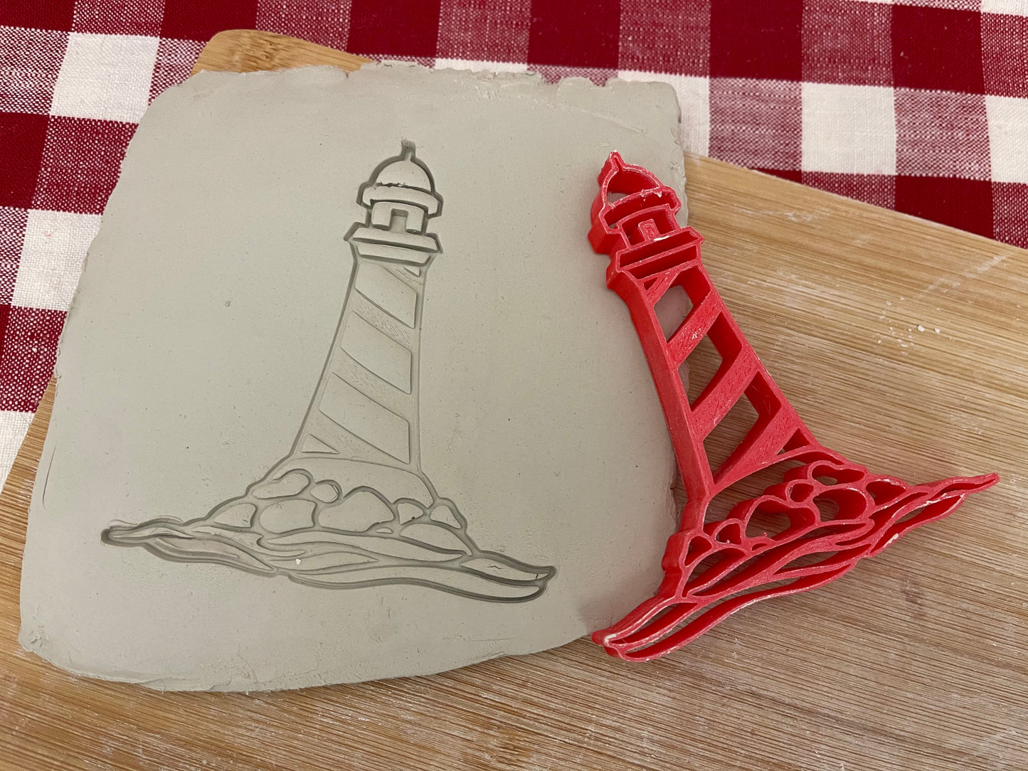 Lighthouse stamp - plastic 3D printed, multiple sizes