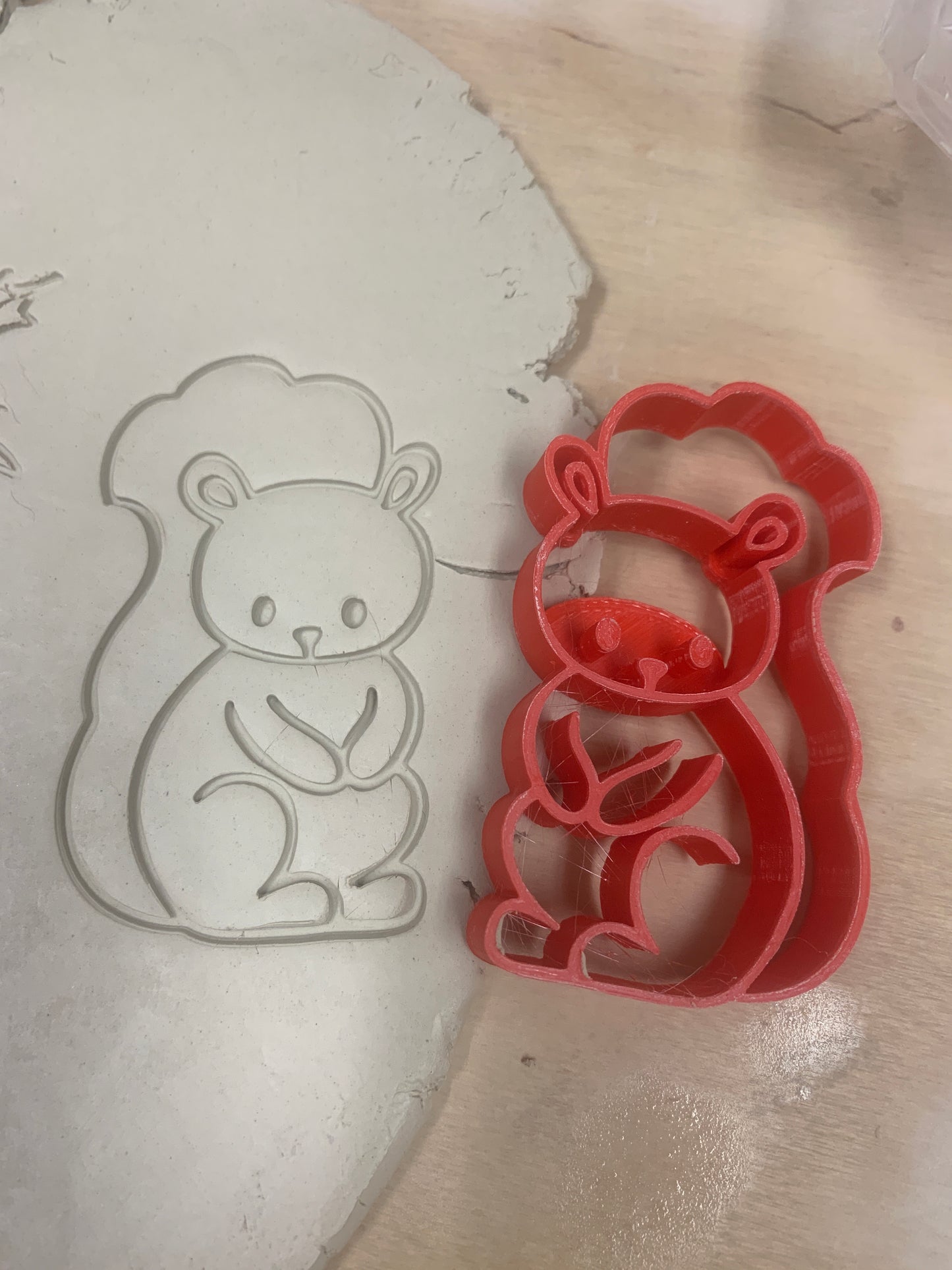 Pottery Stamp, Squirrel design - multiple sizes