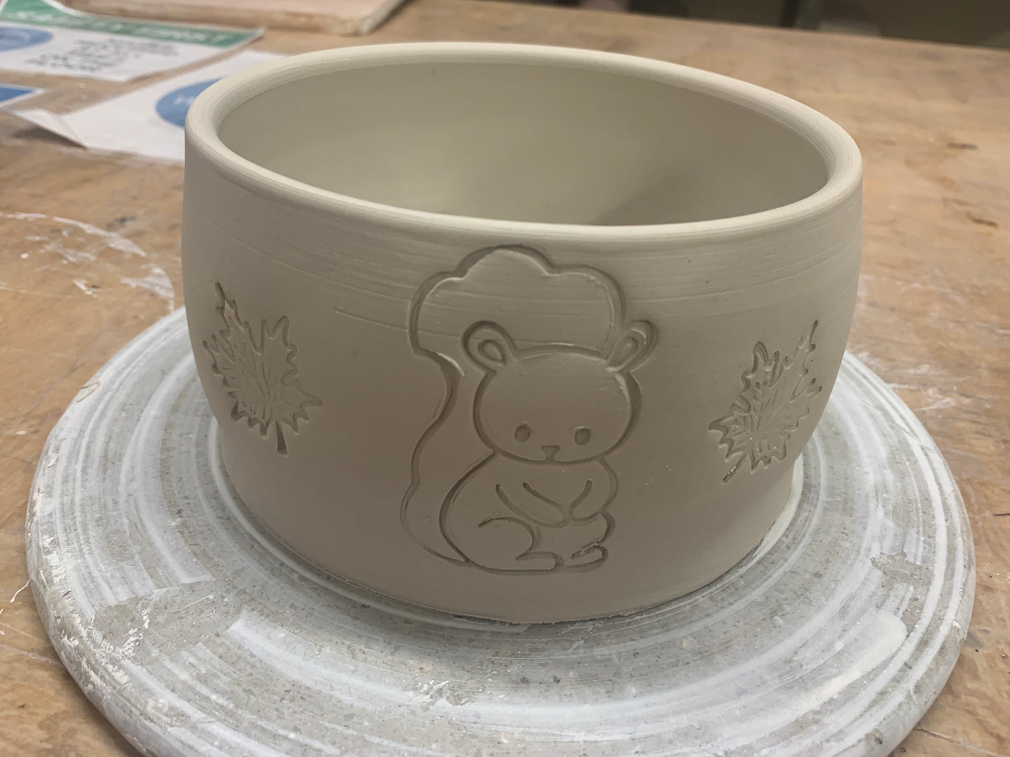 Pottery Stamp, Squirrel design - multiple sizes