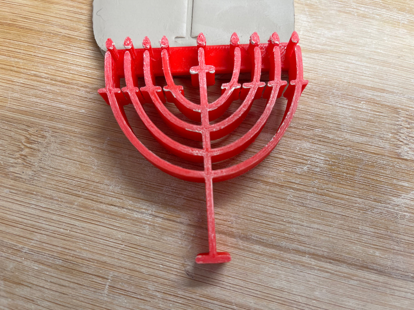 Pottery Stamp, Hanukkah Menorah casual design - multiple sizes
