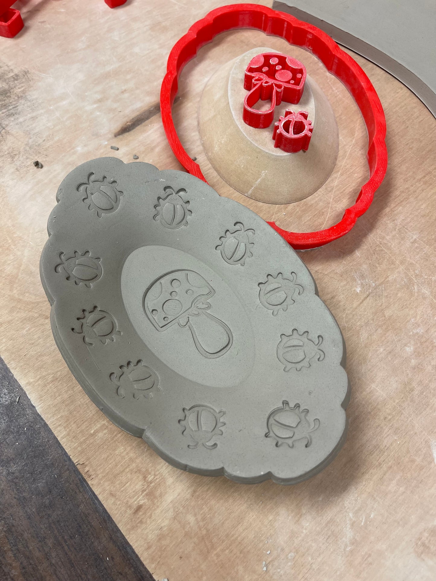Pottery Stamp, Plant life multiple designs, Camping doodle series - multiple sizes