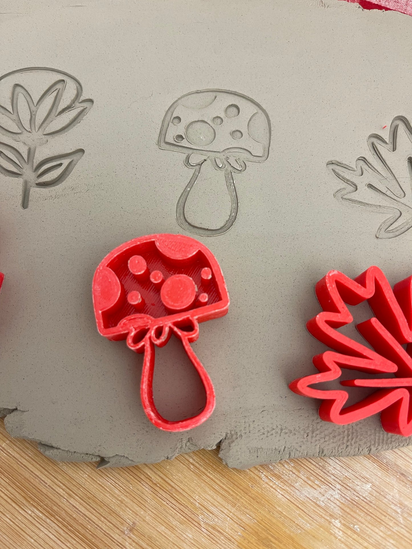 Pottery Stamp, Plant life multiple designs, Camping doodle series - multiple sizes